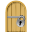 Locked Cell Door Icon 32x32 png